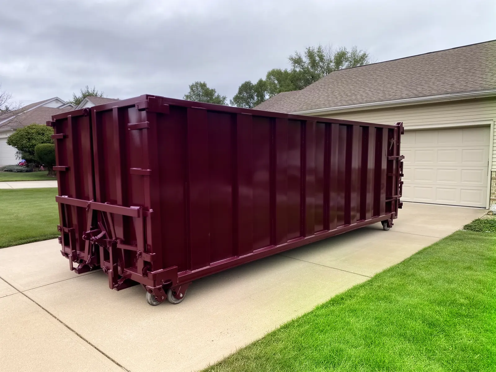 Roll-off dumpster from Danny's Dumpsters in Dallas, TX